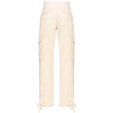 White Cotton Women Pant